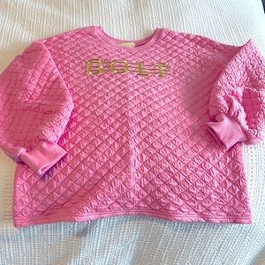 Judith March - gold sweatshirt. Size small